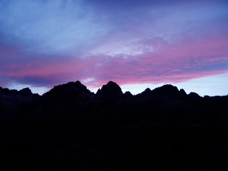 Ilunabarra Ventosa i Calvell aterpetik ikusita