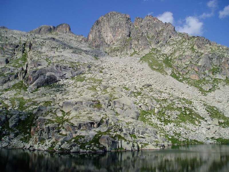 Garguilhs de Sus aintzira Agulhes de Colomèrsen oinean