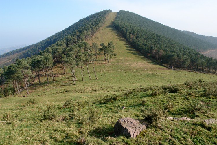 Suebakia, Zorroztarri gainetik ikusita