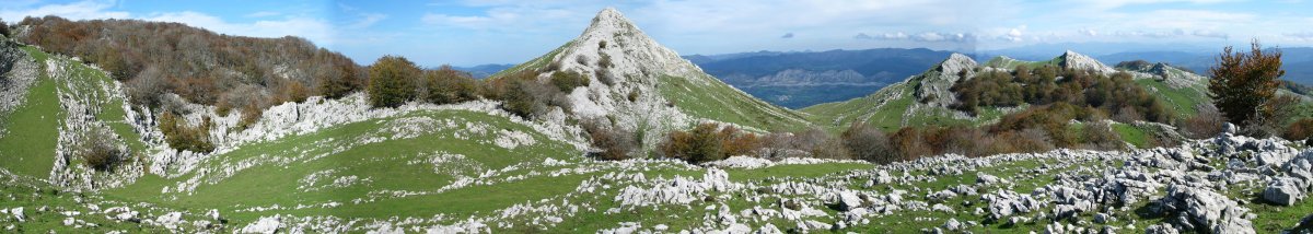 Ttutturreren inguruko panoramika zabala