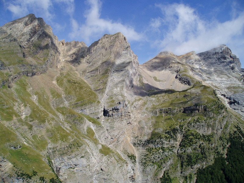 Pineta, Forcarral eta Pic Blanc hegoaldetik ikusita