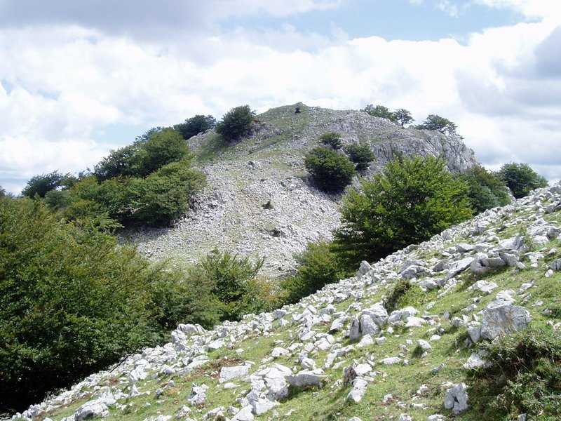 Artatxagane mendebaldetik ikusita