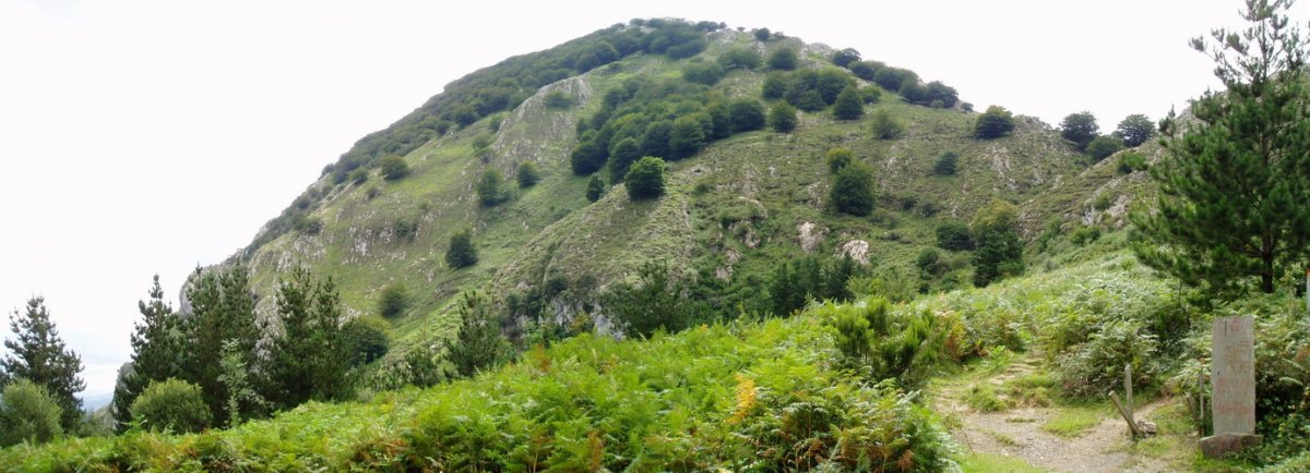 Ipar-mendebaldetik ikusita