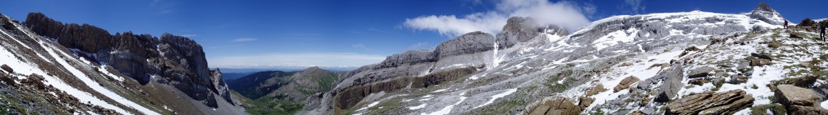 Rigüelo bailaratik Lecheríneko lepora igotzen den bidetik ikuspegi zabala