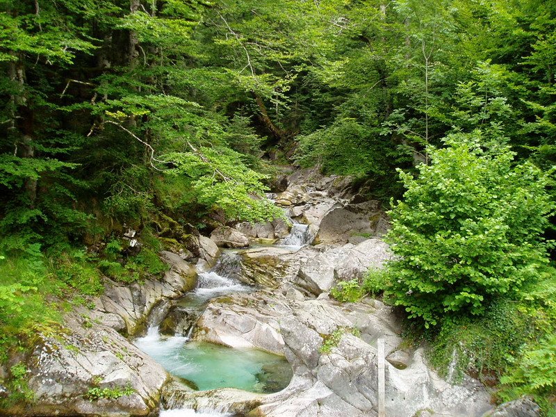 Bitet bailarako erreka