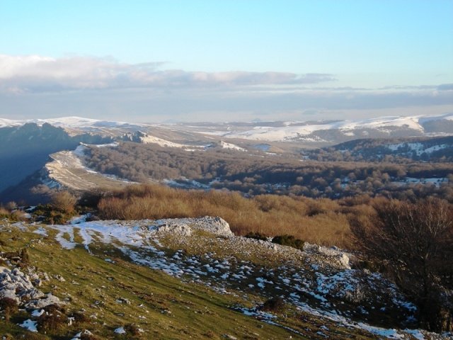Andia mendikatea Baizako gailurretik