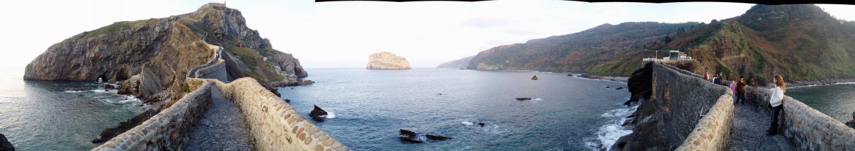 Lehorrera lotzen duen zubitik ikuspegi zabala