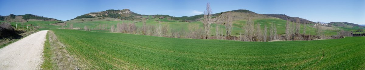 Elortzibar aldeko paisaia