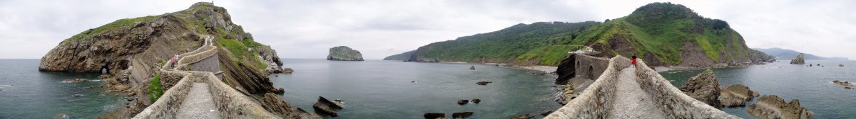 Lehorrera lotzen duen zubitik 360ºtako ikuspegia