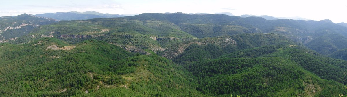 Gailurretik iparralderako panorama