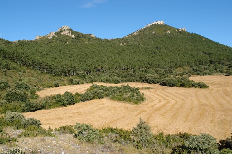 San Bernabe eta Peña del Abrigo Ekialdetik