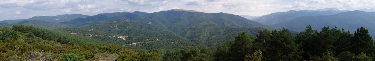 Panorama gailurretik iparralderantz