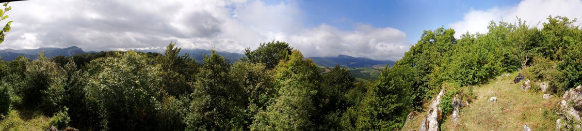 Panorama Mutriako gailurretik