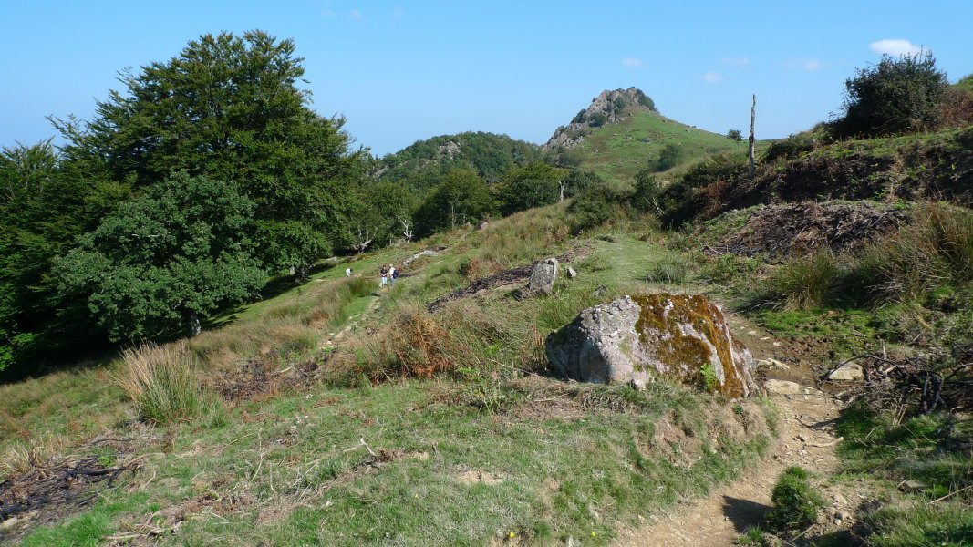 Eteneta alderako bideko pasarte bat