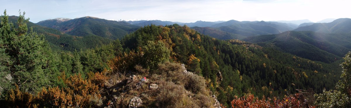 Panorama Atsagarbiako gailurretik