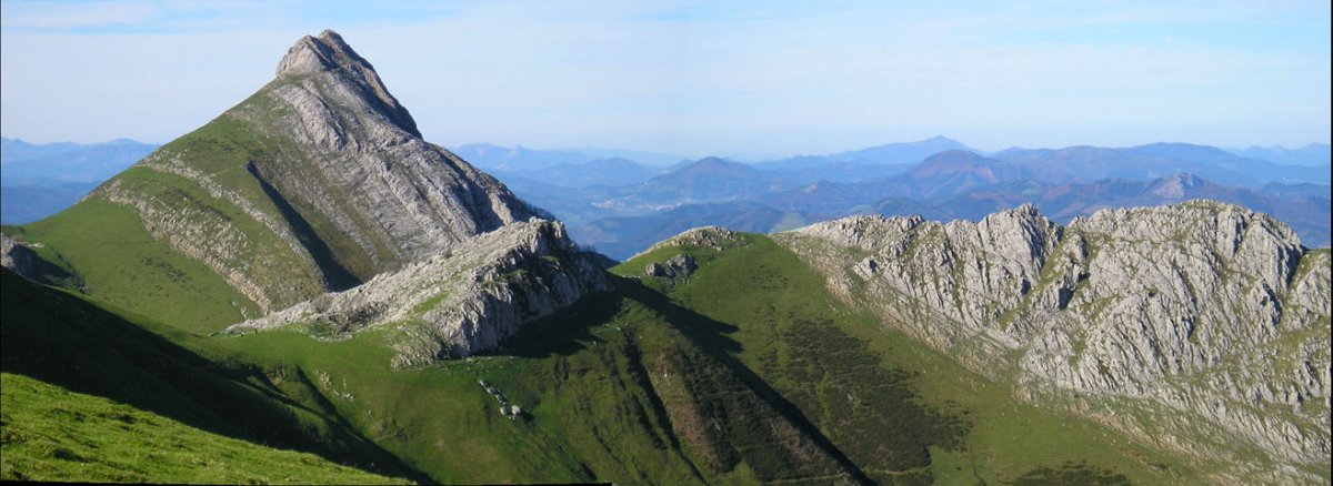 Ñañarri, Etitzegi eta Larraone Uzkuititik ikusita