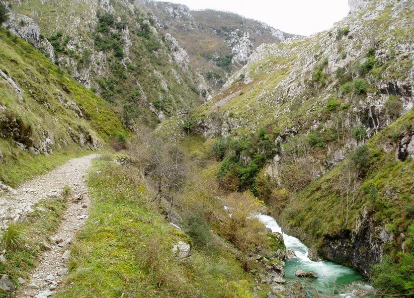 Urdóneko arroilaren behealdeko pasarte bat