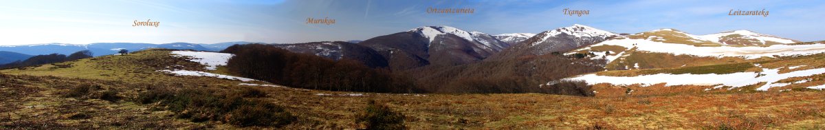 Panoramika Arnostegiko lepoaren inguruetatik