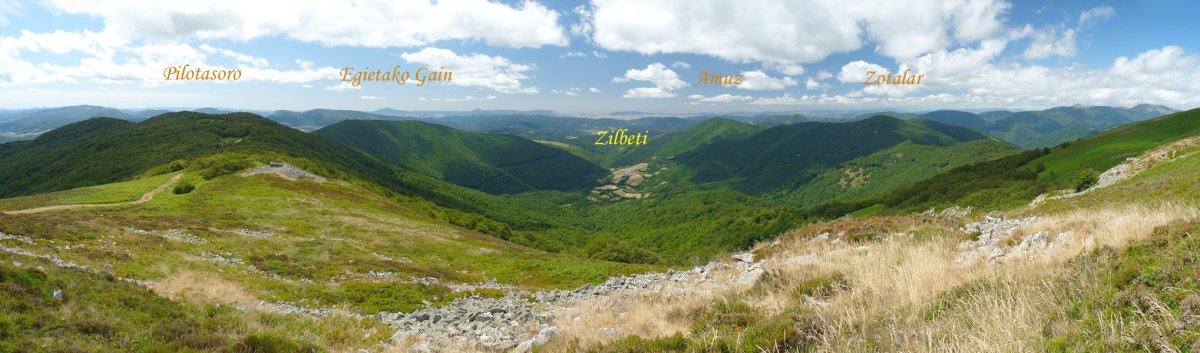 Zilbeti inguruko mendiak