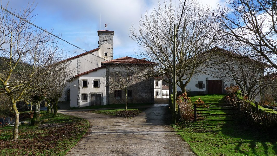 Eliza eta inguruak goi aldetik