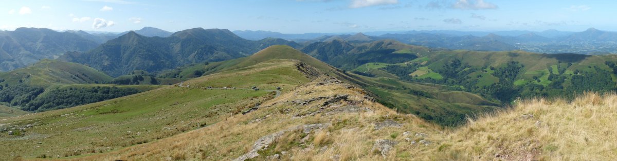 Paisaia zabala Artzamendiko gandorretik