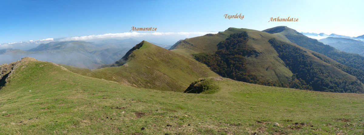 Atamaratzeko zirkuko mendiak Mendibeletik