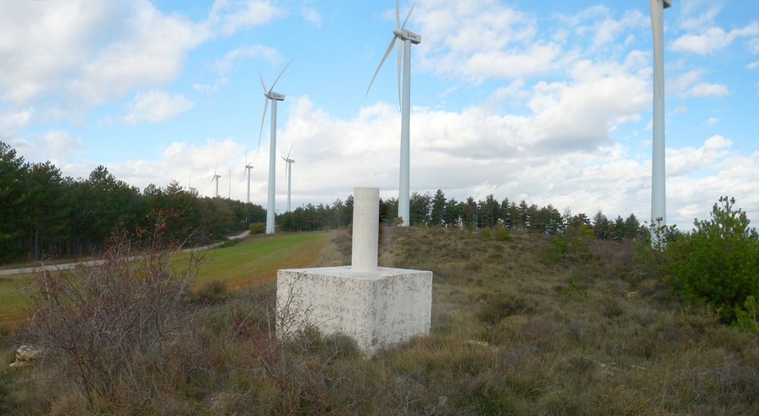 Olatz mendiko gailurra. Erpina ez dago tokirik altuenean.