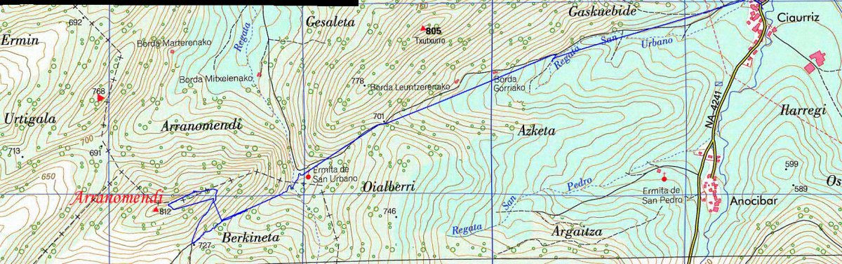 MAPA: Arranomendi Ziaurritz herritik