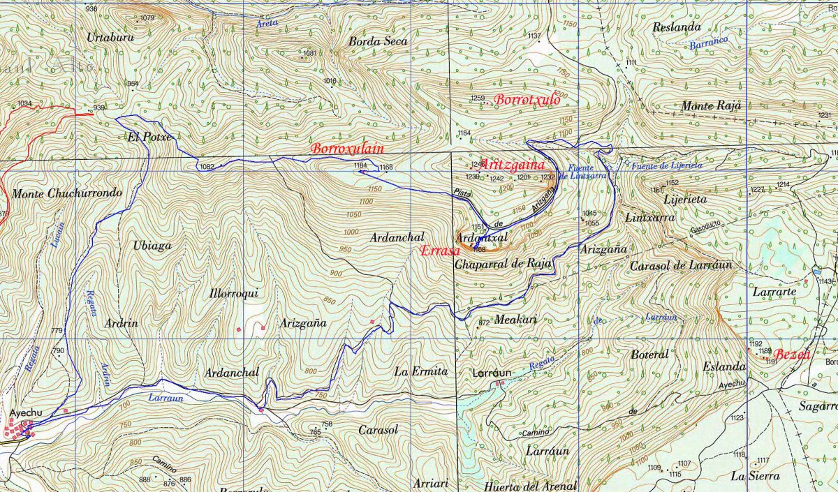 MAPA: Errasa eta Burruxulain