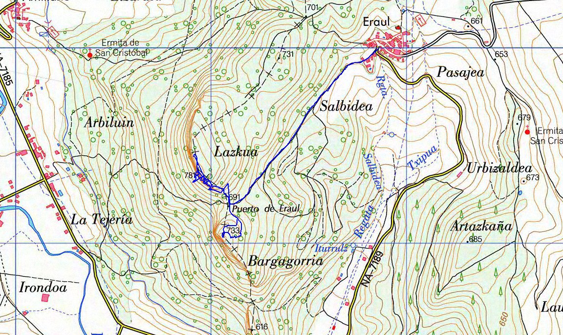 MAPA: San Faustoko harriak