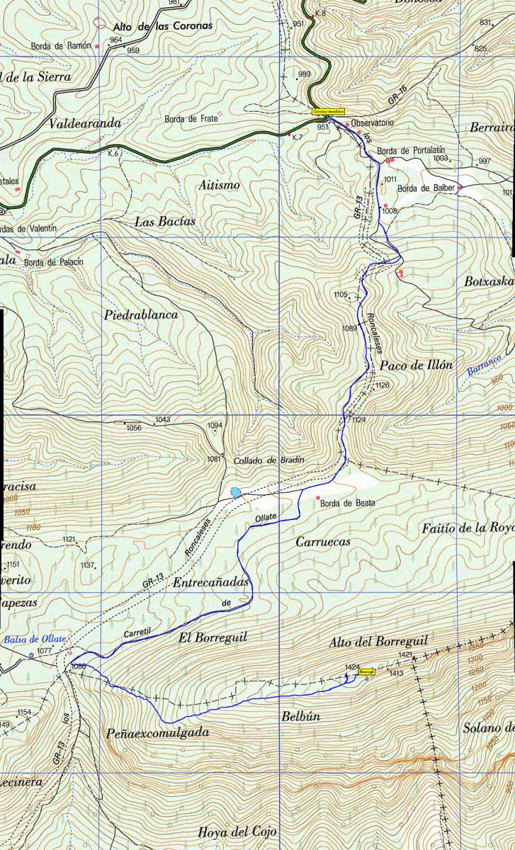 MAPA: Belbún / Borreguil