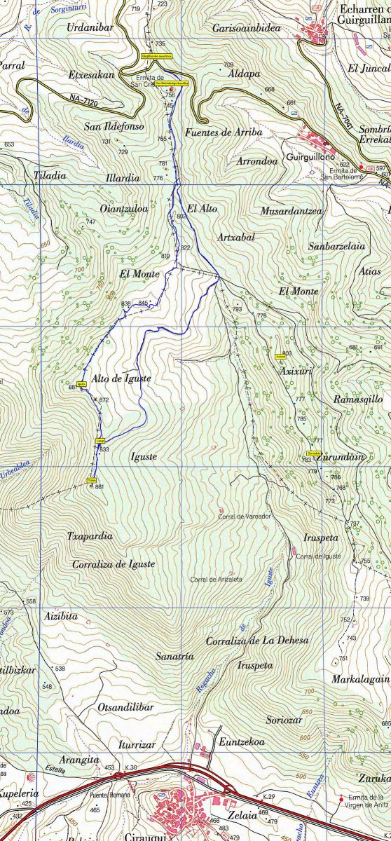 Iguste mendia Girgillanoko mendatetik