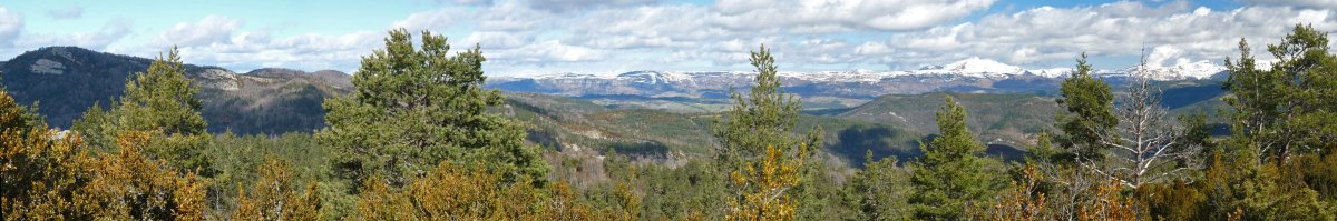 Panorama Olotokiko gailurretik iparralderantz