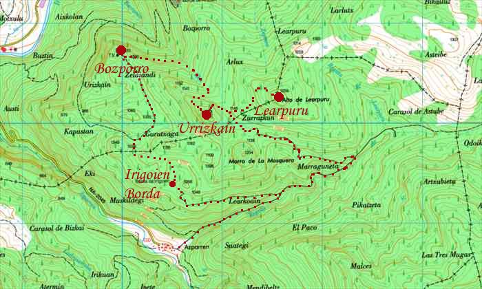 MAPA: Urrizkain-Learpuru