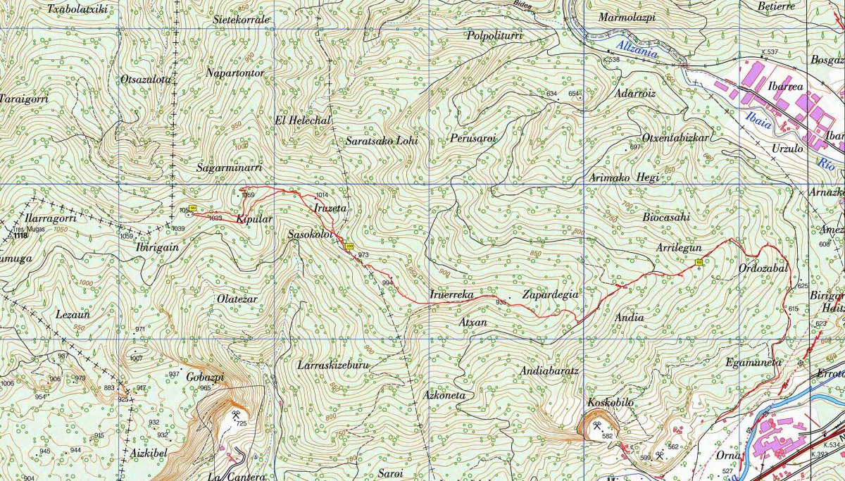 MAPA: Sengaitzu, Kipular eta Ibirigaina