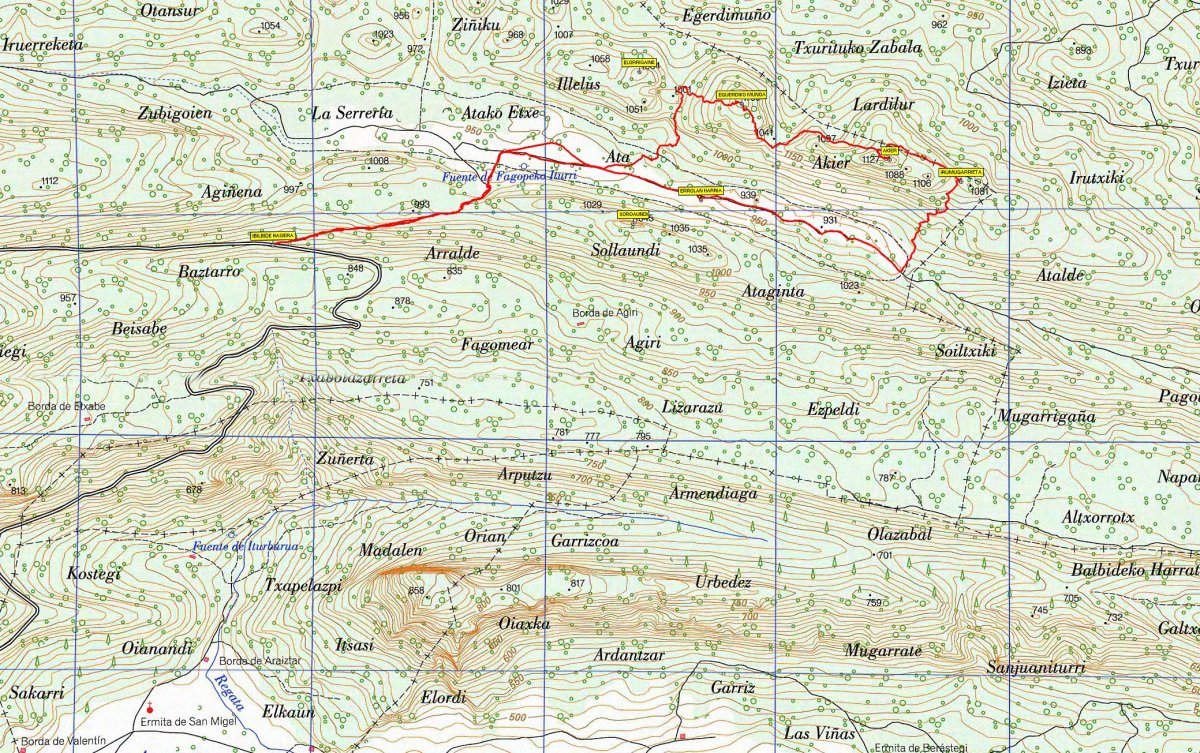MAPA: Akier eta Eguerdimuno