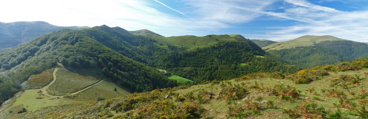 Panorama Trepako Kaskotik hegoalderantz