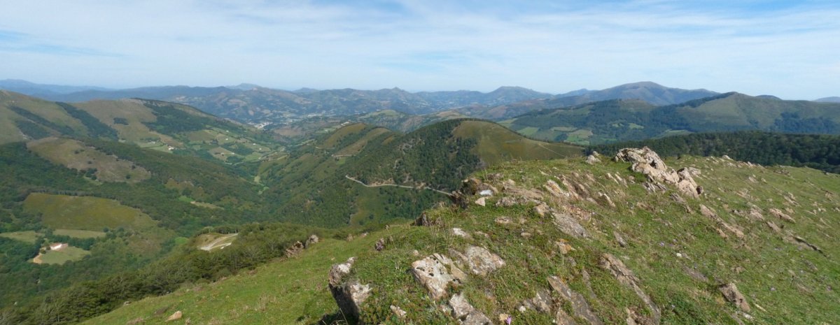 Paisaia zabalak Araongo Harritik