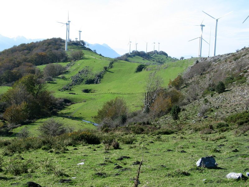 Gain aldeko paisaia E.tik