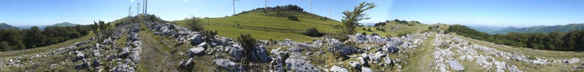 Aritz eta Kornieta arteko paisaia (360ºko panoramika)