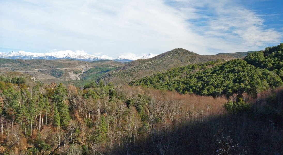 Zaraitzu eta Coronas mendatearen ikuspegia bidetik