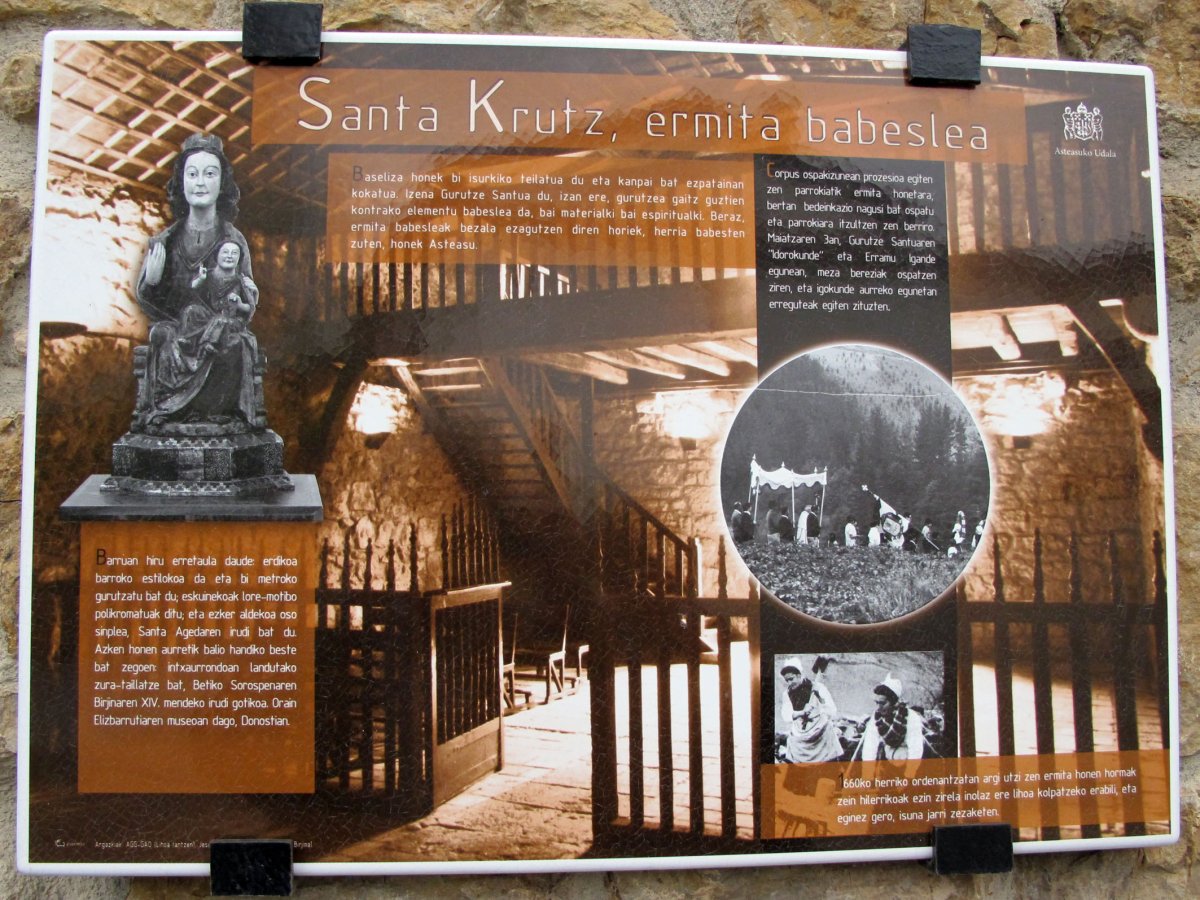 Santa Krutz ermita Elizmendin