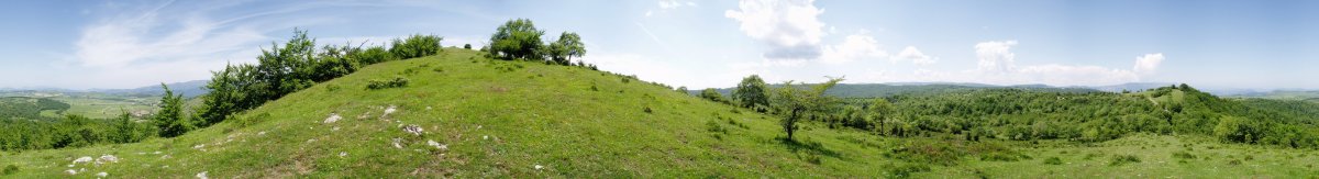 Mendebaldeko bizkarretik 360ºtako ikuspegia