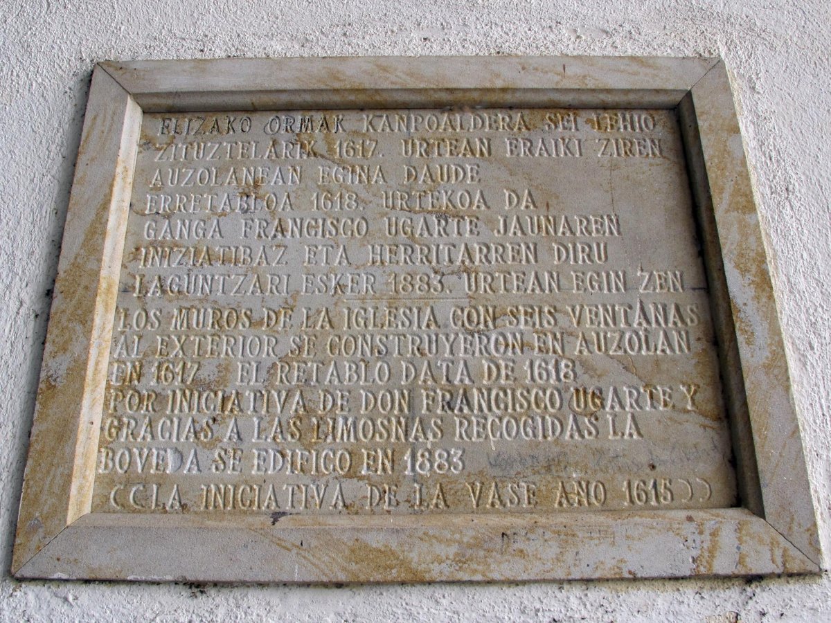 San Jose ermita Olabarrieta auzoan