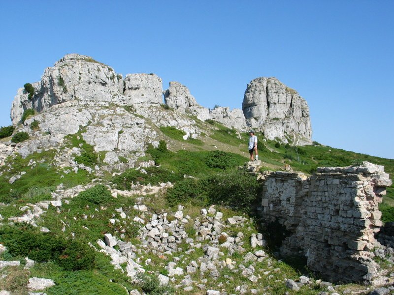 Erdialdeko haitzak Santutegiaren ingurutik
