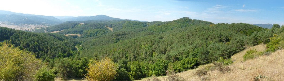 Erro inguruko mendiak El fuertetik