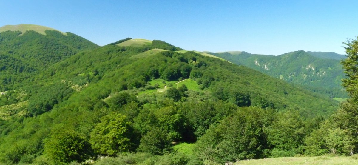 Larrondo mendia. Atzean, Gartzaga