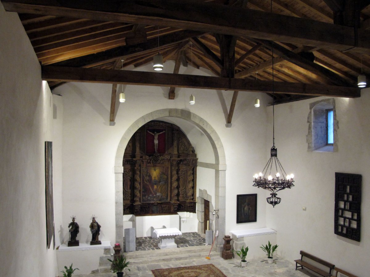 Trinitatea ermitaren barrualdea Mendaron