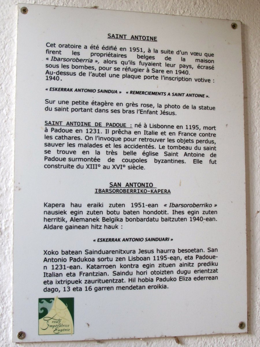 San Antonio ermita Sara aldean