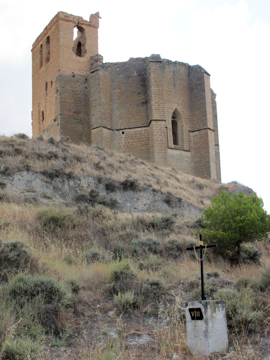 Santo Kristo ermitaren hondakinak Kaparroson